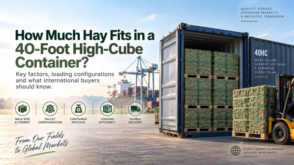 How Much Hay Fits in a 40-Foot High-Cube Container