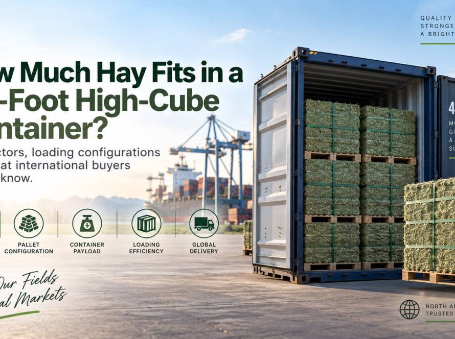 How Much Hay Fits in a 40-Foot High-Cube Container