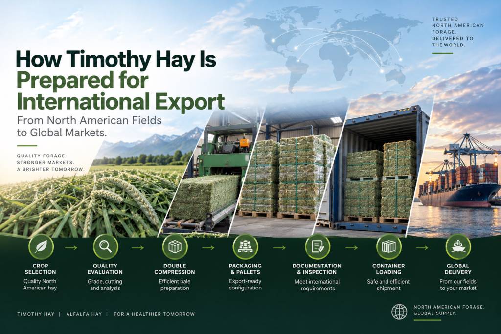 How Timothy Hay Is Prepared for International Export