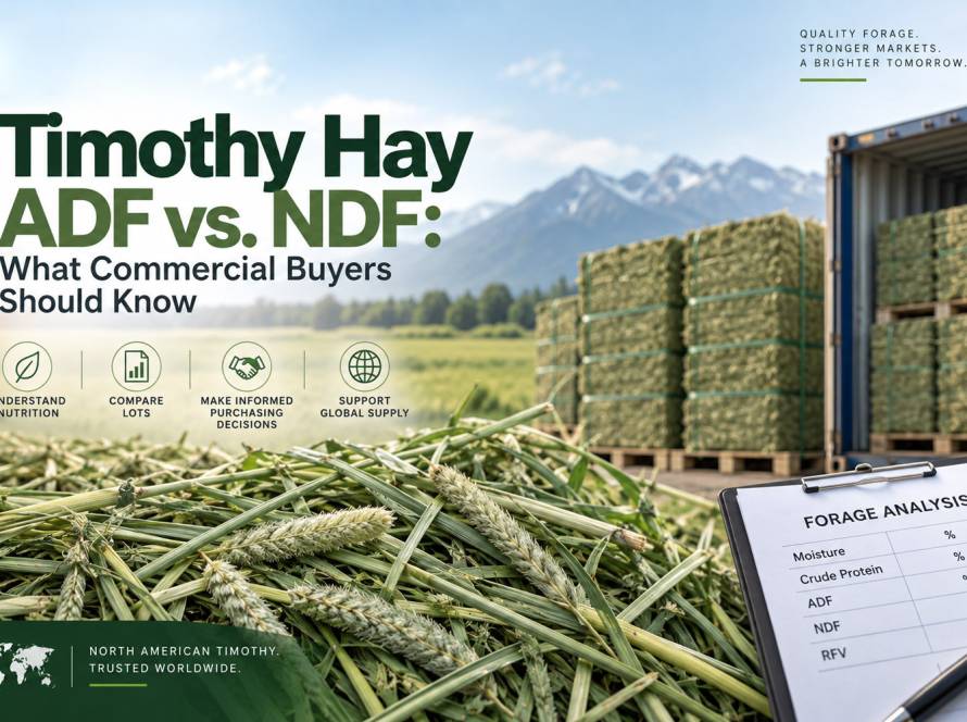 Timothy Hay ADF vs. NDF: What Commercial Buyers Should Know