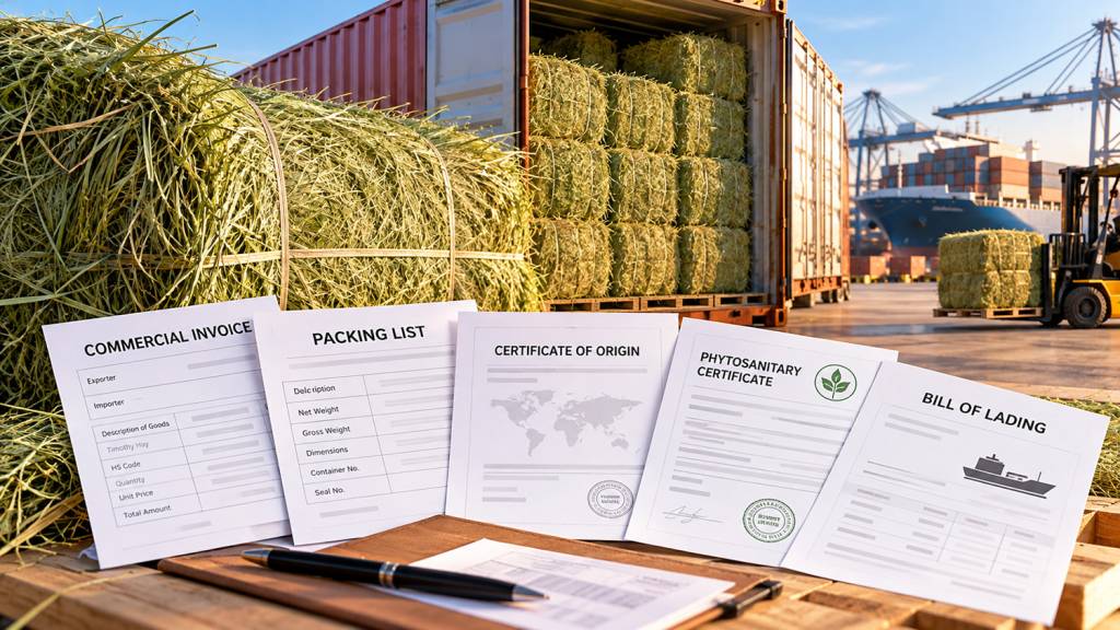 Timothy Hay Export Documentation