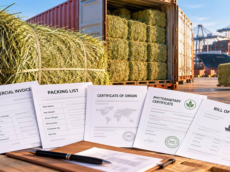 Timothy Hay Export Documentation